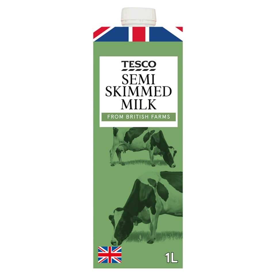 Tesco British Semi Skimmed Longlife Uht Milk 1 Litre