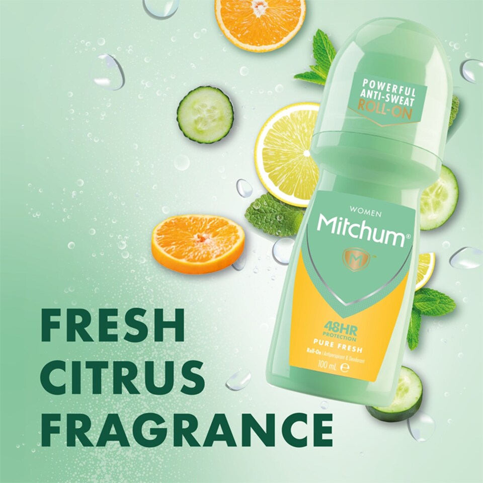 image 1 of Mitchum Pure Fresh Roll On 100Ml