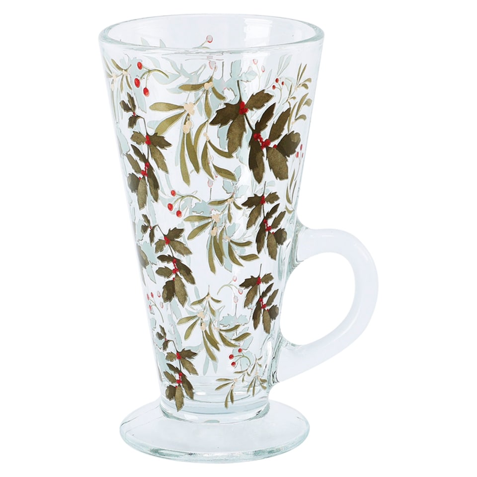 F&F Home Holly glass latte