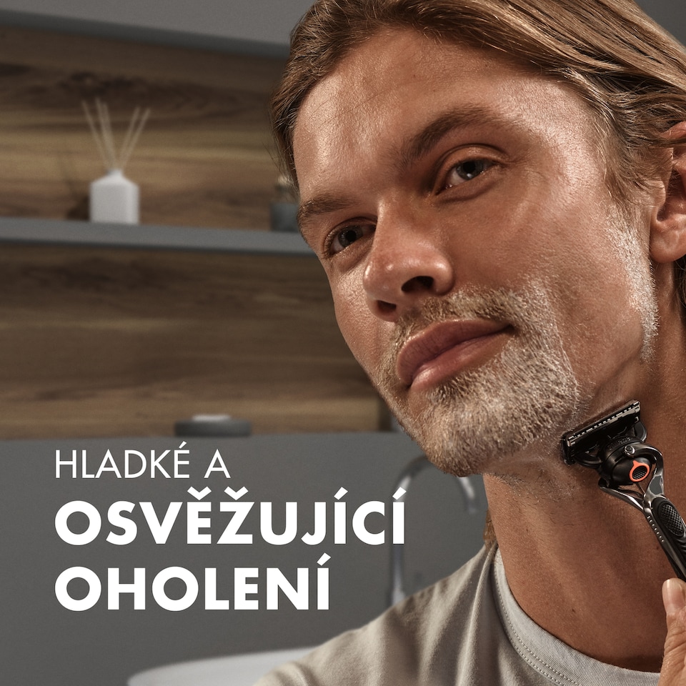Obrázek 1 pro produkt Gillette Fusion Gel Na Holení S Mandlovým Olejem, Pro Citlivou Pokožku, 200ml