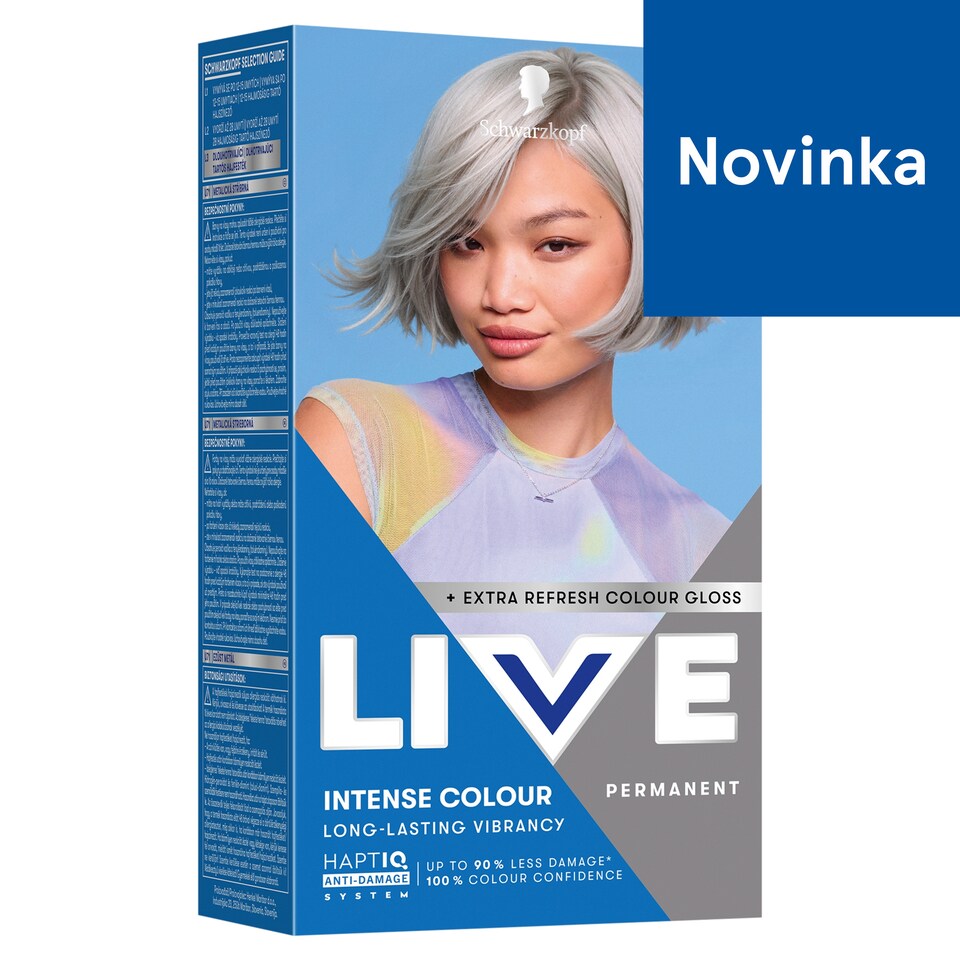 Schwarzkopf Live Intense Colour Hair Color U71 Metallic Silver