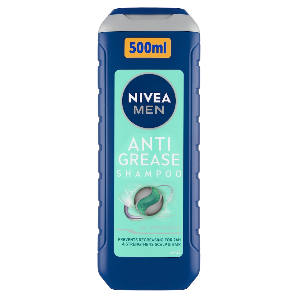 Obrázek 1 pro produkt Nivea Men Anti Grease Šampon pro mastné vlasy 500ml