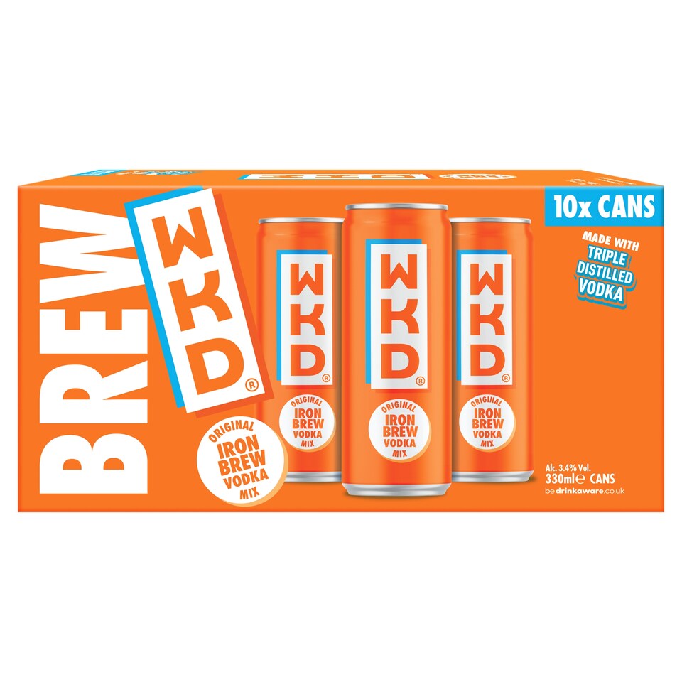 WKD Iron Brew 3.4% 10x330ml Can