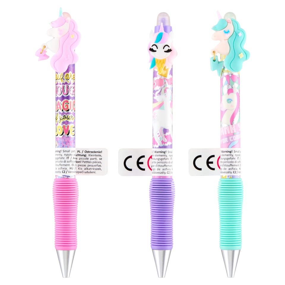 Rainbow Unicorns Erasable Pens