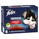 image 1 of Felix Fantastic Pouches for Cats Chicken, Beef, Rabbit, Lamb in Jelly 12 x 85g