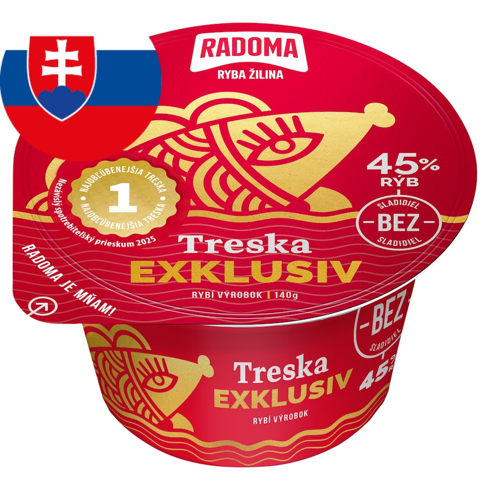 PRETO Ryba Žilina Treska Exklusiv 140 g