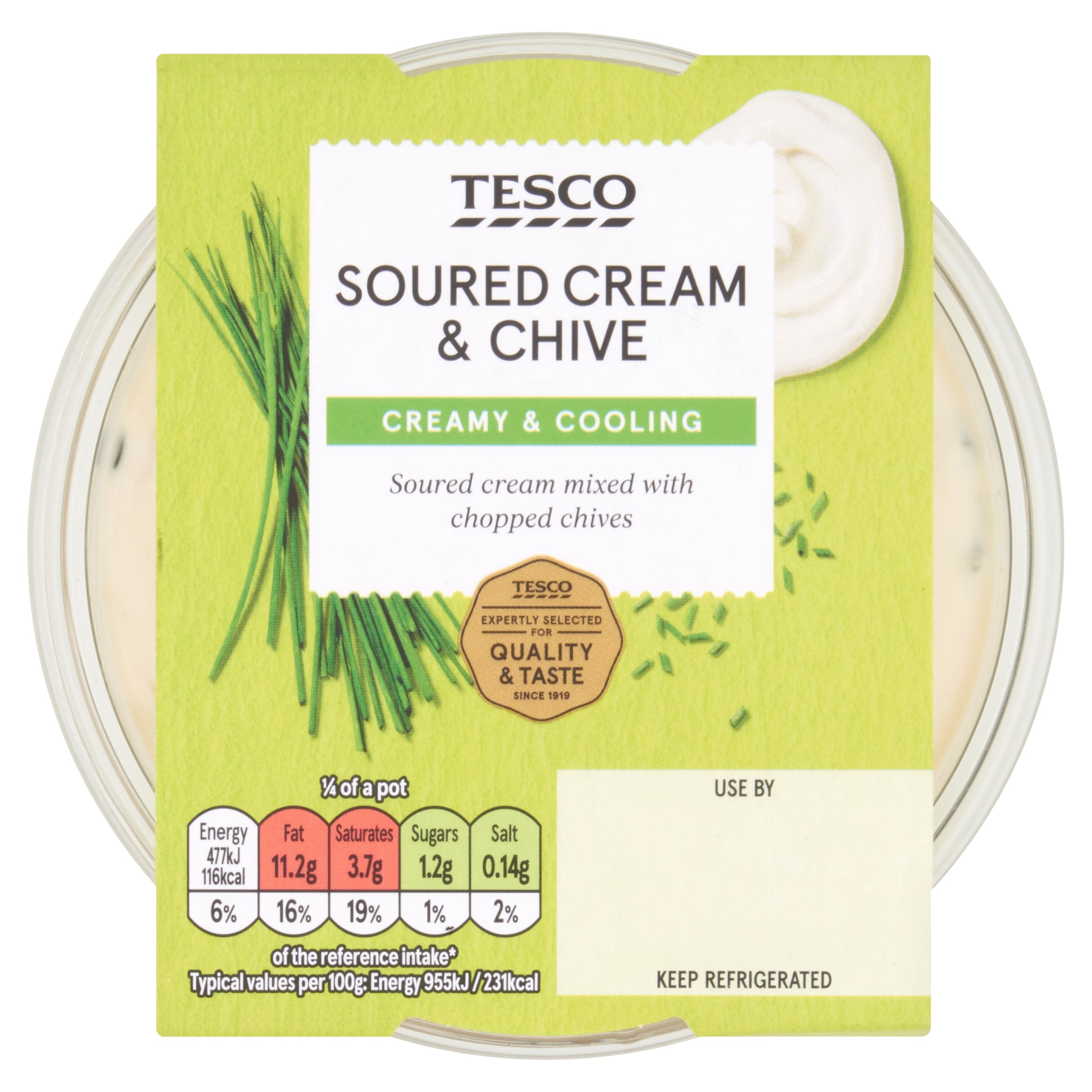Tesco Sour Cream & Chive Dip 200G
