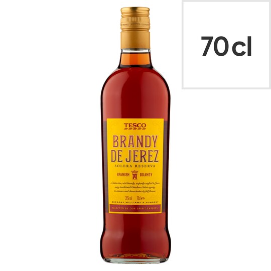 Tesco Spanish Brandy 70Cl Bottle Tesco Groceries
