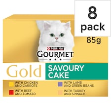 Gourmet Gold Savoury Cake Meat 8X85g