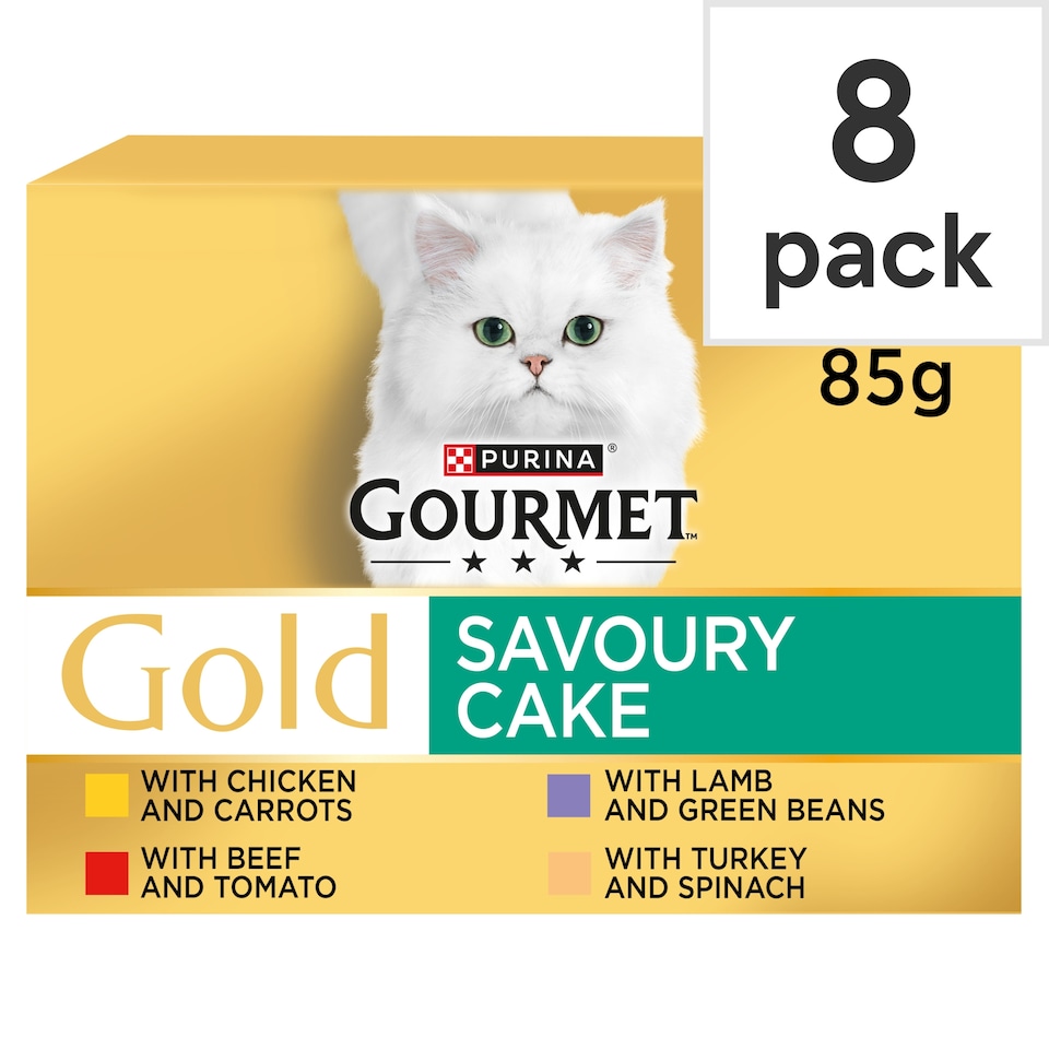 image 1 of Gourmet Gold Savoury Cake Meat 8X85g
