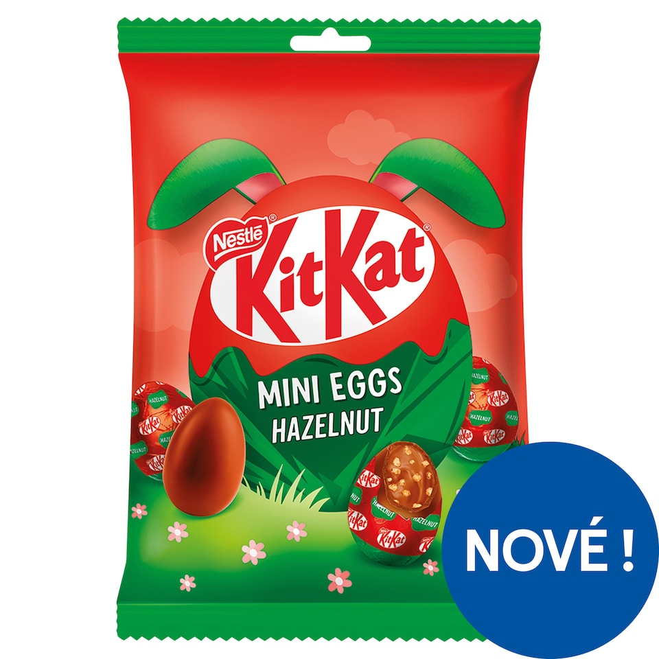 KITKAT mini vajíčka s lískooříškovou náplní 89g