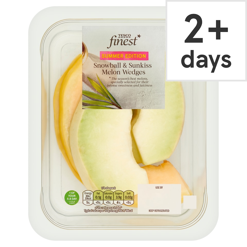 Tesco Finest Seasonal Melon Skin on Wedges 450g