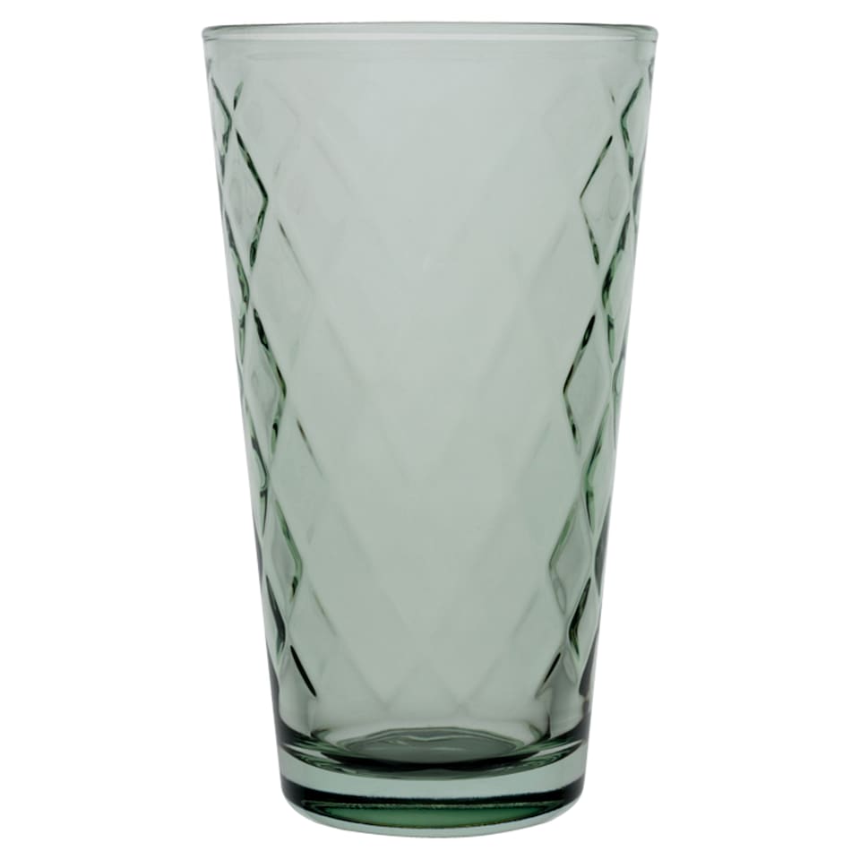 F&F Home Diamond Hiball Glass - Sage Green