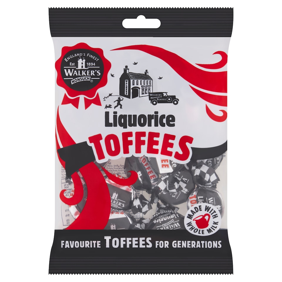 Walkers Nonsuch Liquorice Toffees 150G (L)