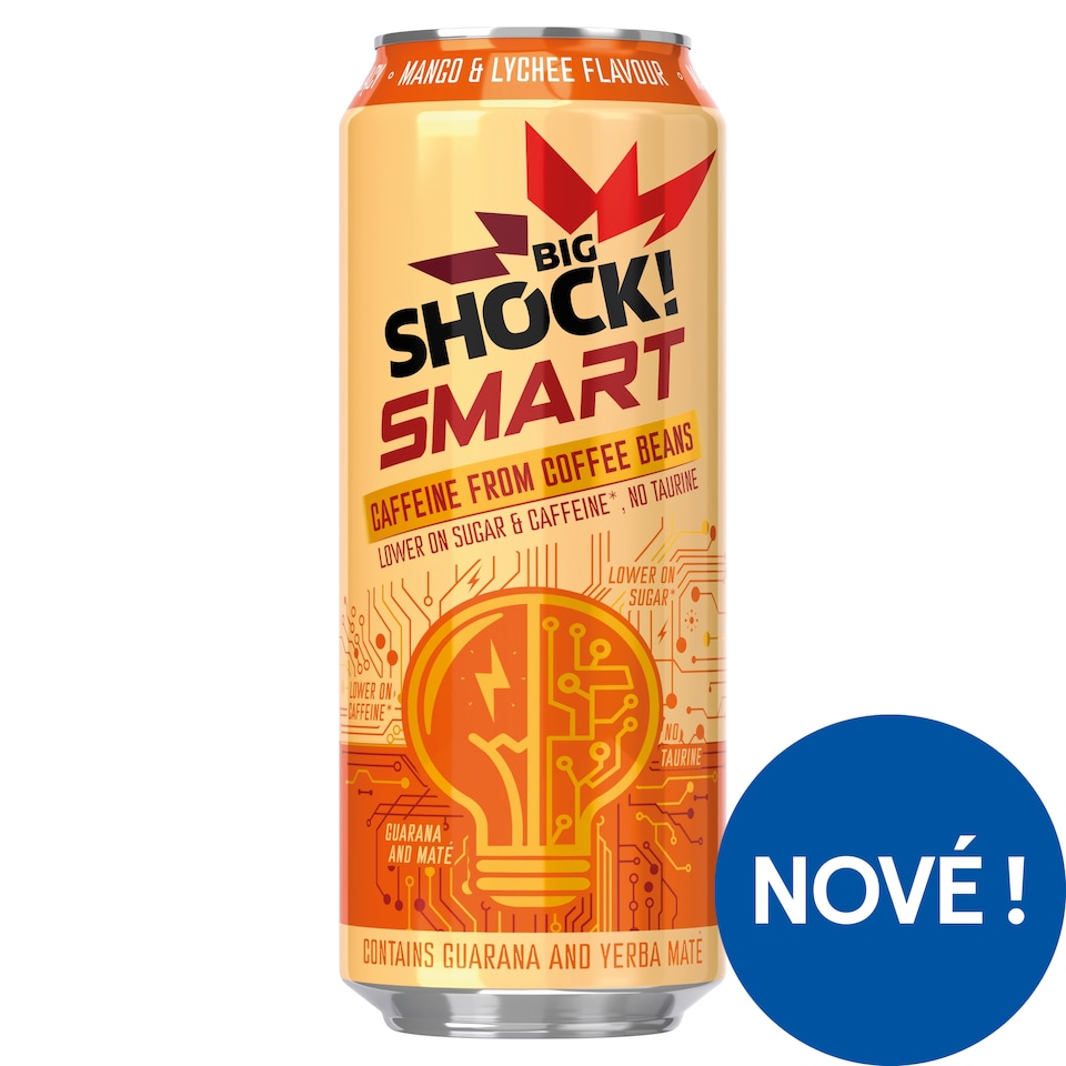 Obrázek 1 pro produkt Big Shock! Smart Mango & Lychee 500ml