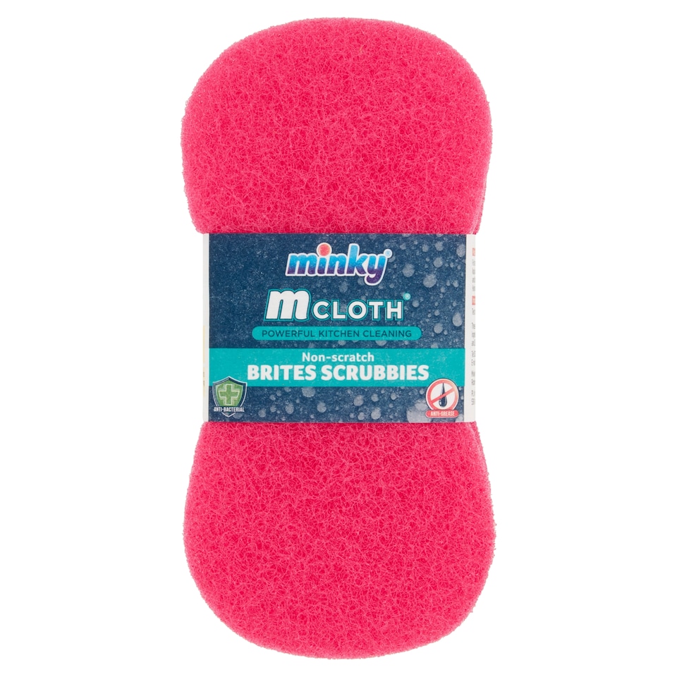 Minky M Cloth Non-Scratch Brites Scrubbies