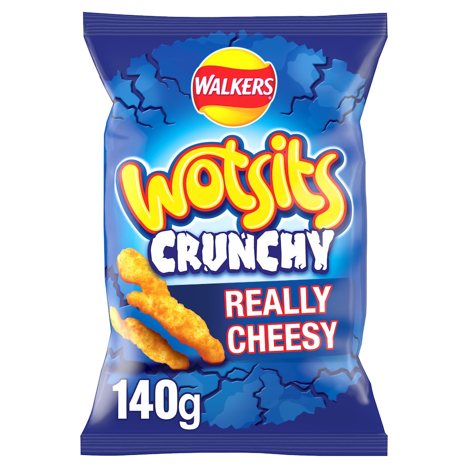 image 1 of Walkers Wotsits Crunchy Cheese Sharing Bag Crisps 140g