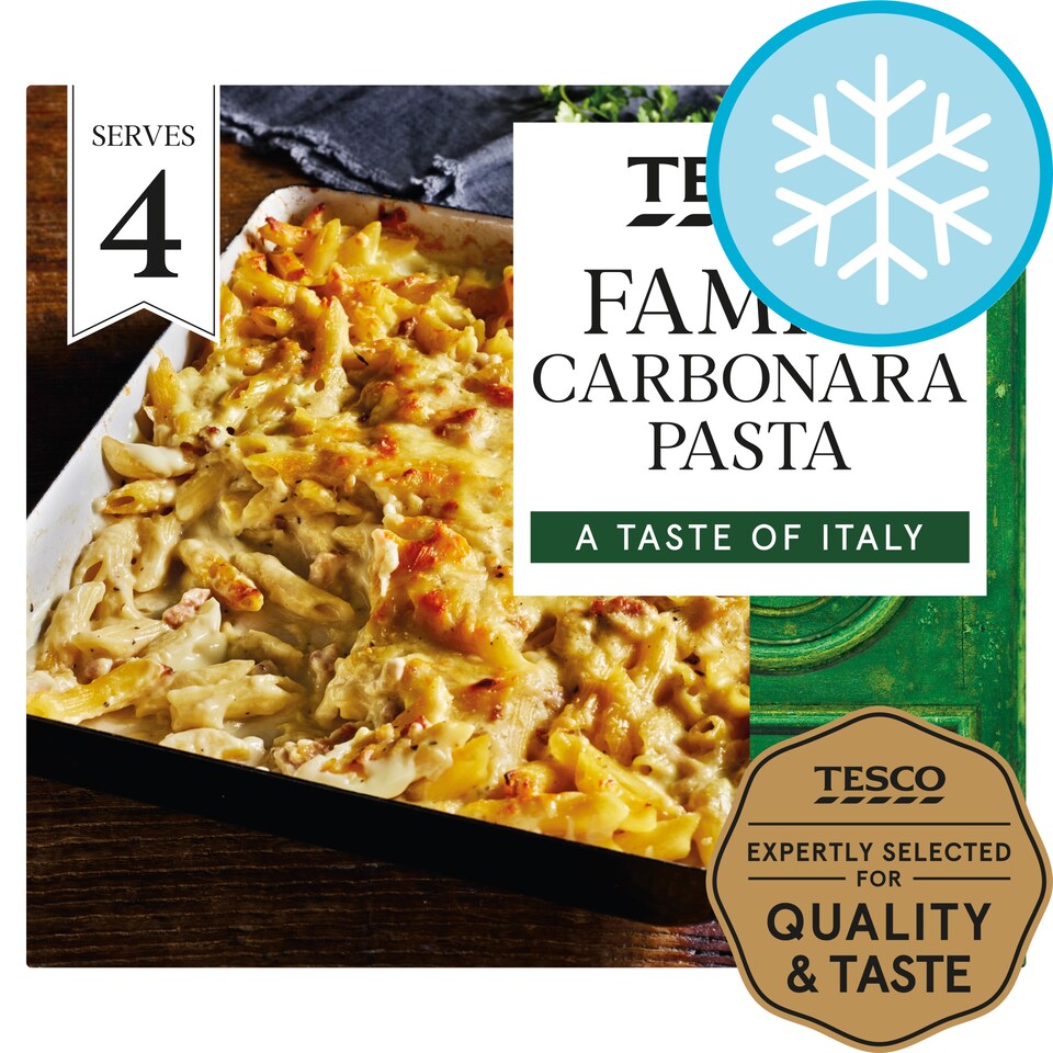 Tesco Family Carbonara Pasta 1.4Kg
