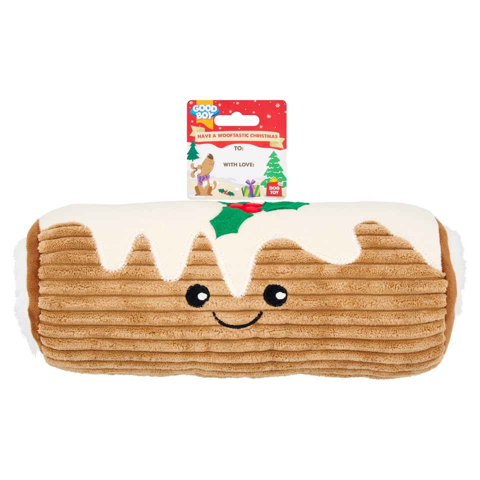 Good Boy Yule Log Dog Toy