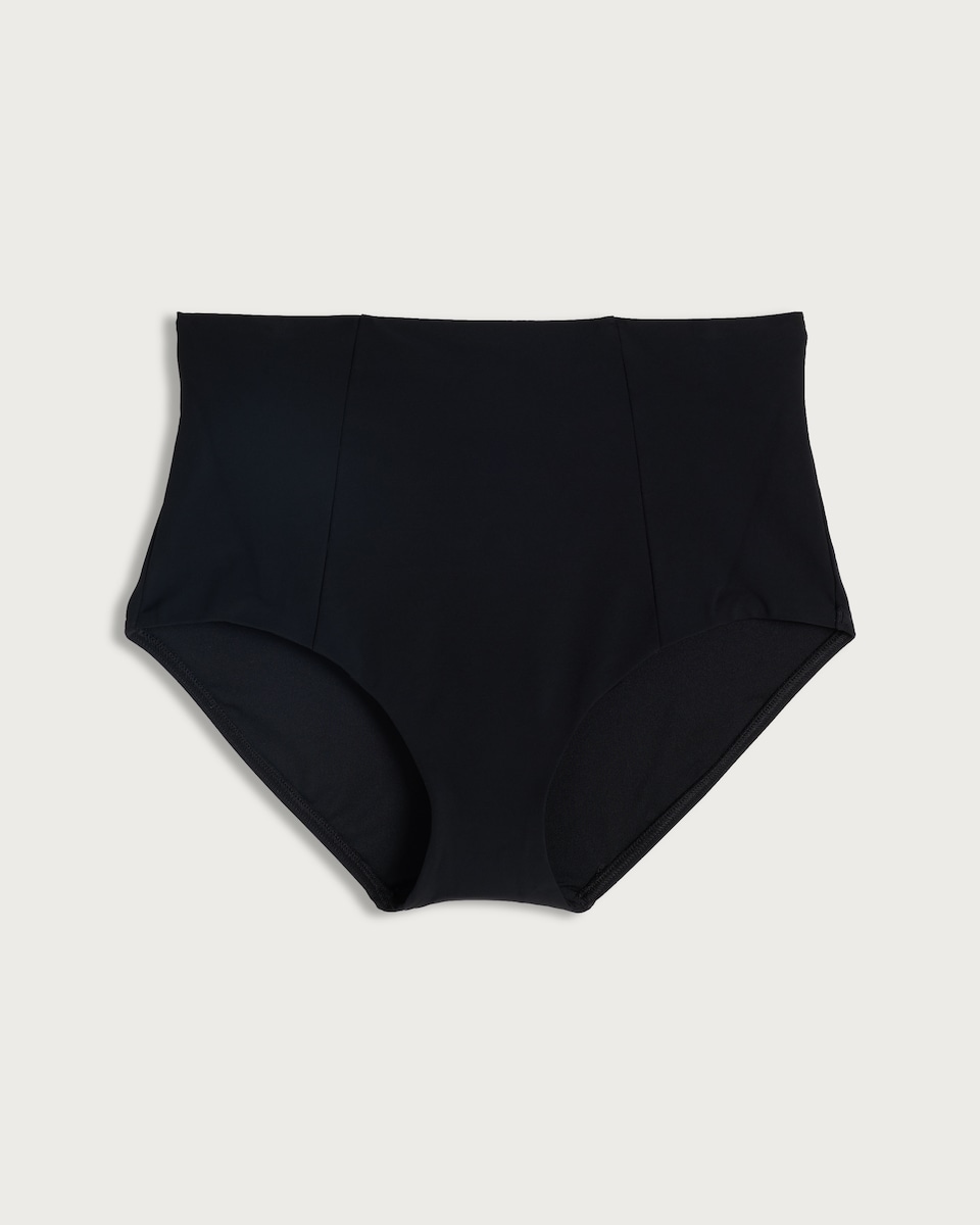 image 1 of F&F Contour High Waist Co-ord Bikini Briefs in Black