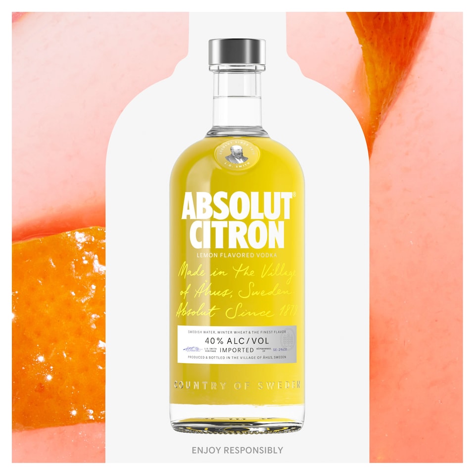 image 1 of Absolut Citron Vodka 70Cl