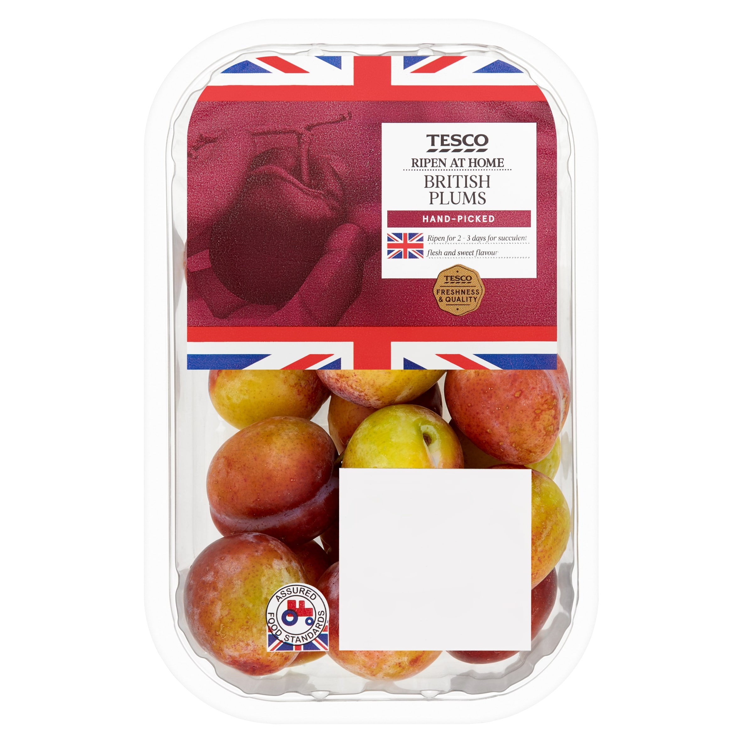 Tesco British Plum Punnet 400G