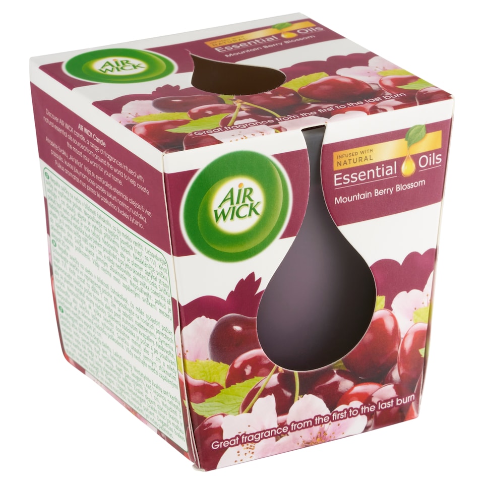 obrázok 1 z Air Wick Essential Oils Sviečka višňový čaj 105 g