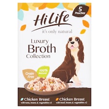 Hilife Natural Multipack Broth 5X100g