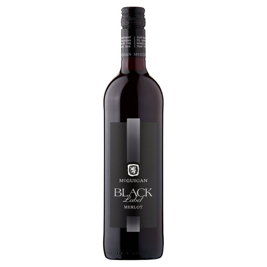 image 1 of Mcguigan Black Label Merlot 75Cl