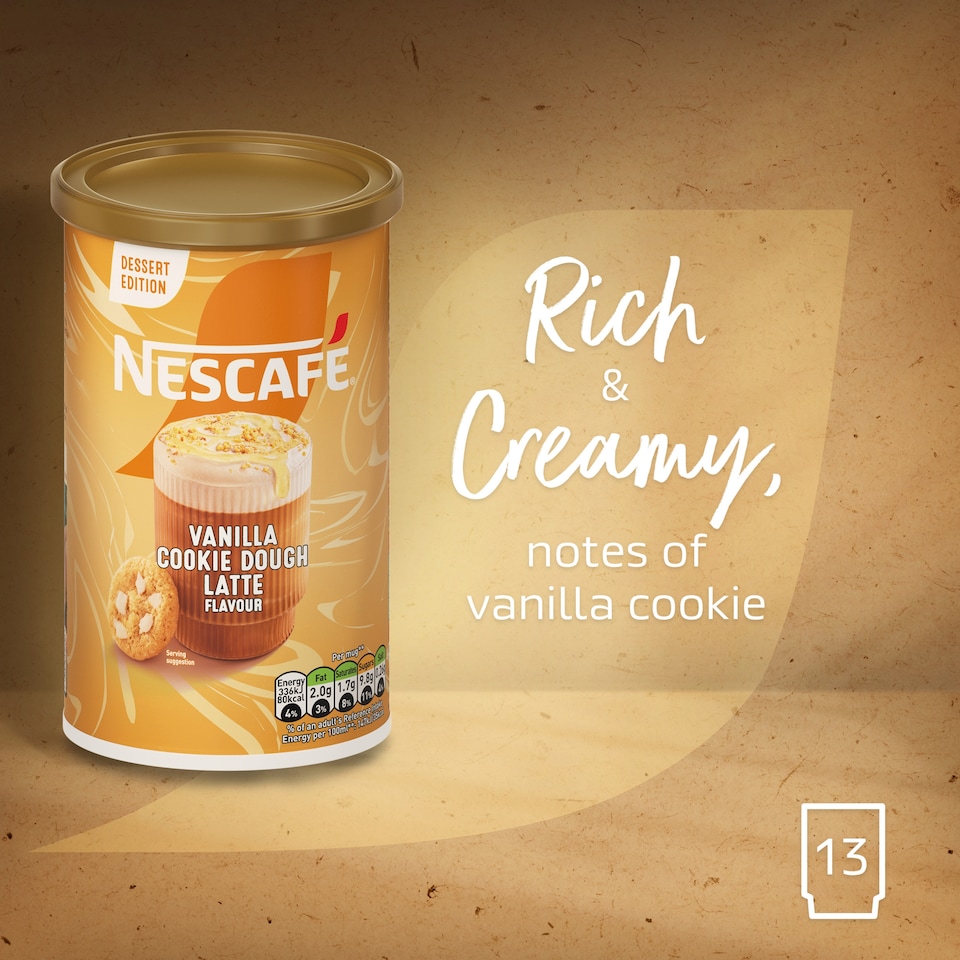 image 1 of Nescafe Vanilla Cookie Dough Latte 260g
