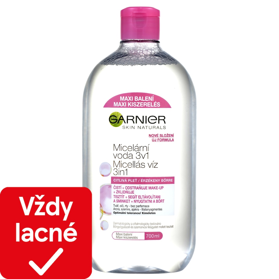 Garnier Skin Naturals All in One micelárna voda pre citlivú pleť, 700 ml