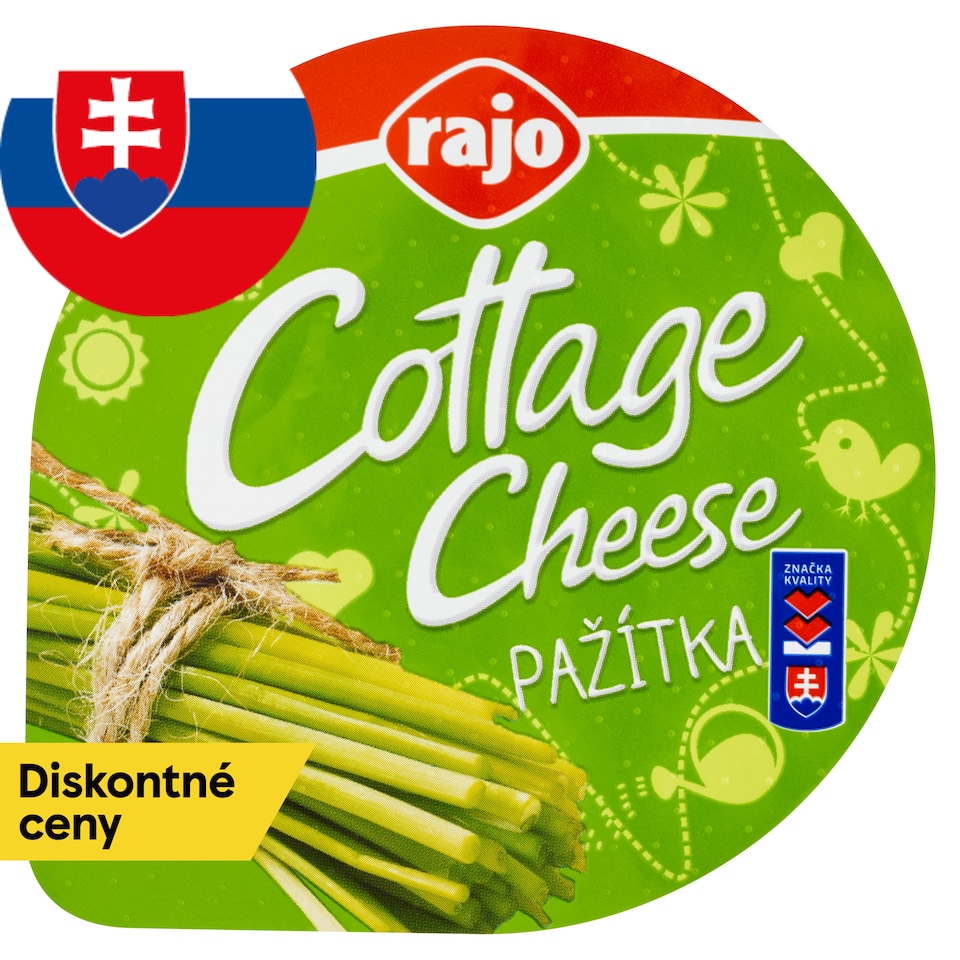 obrázok 1 z Rajo Cottage cheese Pažítka 180 g