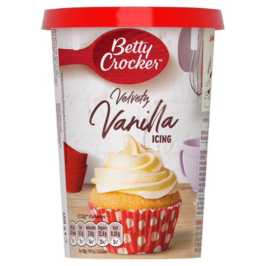 Betty Crocker Vanilla Icing Icing 400G Tesco Groceries