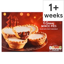 Tesco 6 Snowy Mince Pies 6 Pack