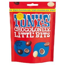 Tony's Chocolonely Littl' Bits Triple chocolate mix 100g