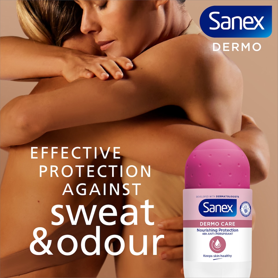 image 1 of Sanex Dermo Care Roll On Deodorant 50Ml