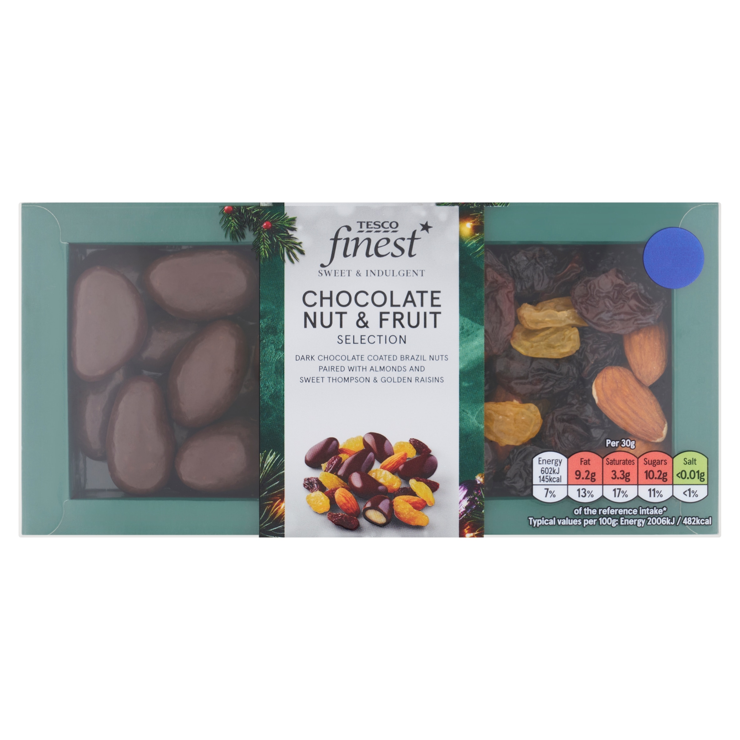 Tesco Finest Chocolate Nut & Fruit Selection 150g