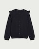 image 4 of F&F School Girls Pure Cotton Cardigan in Navy