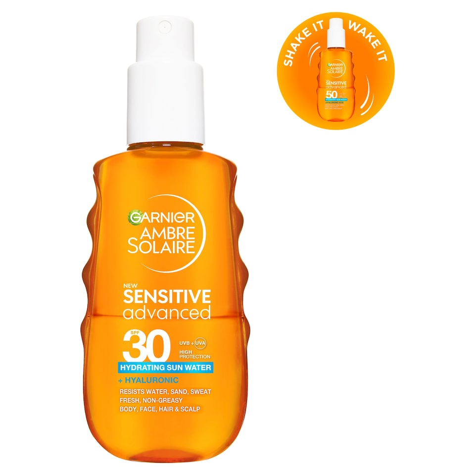 Garnier Ambre Solaire Sensitive Advanced UV Water SPF30 150ml