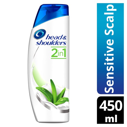 Head And Shoulders 2 In 1 Sensitive Shampoo Conditioner 450Ml Tesco