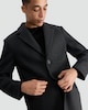 image 2 of F&F Single Breasted Side Pocket Coat in Grey