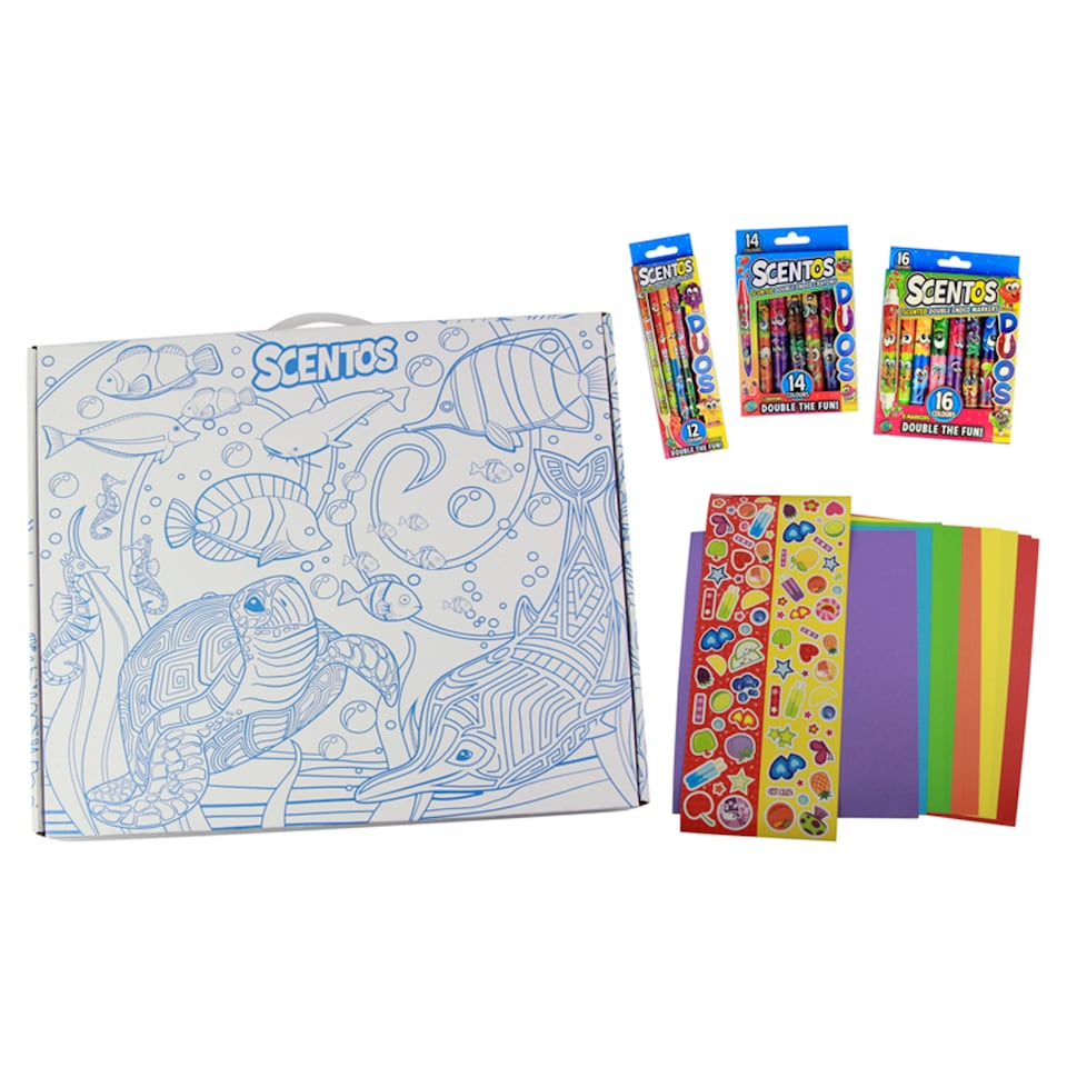 image 1 of Scentos Duo Colouring Set