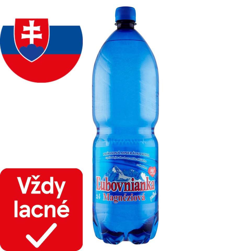 obrázok 1 z Ľubovnianka Magnéziová prírodná minerálna voda perlivá 2 l