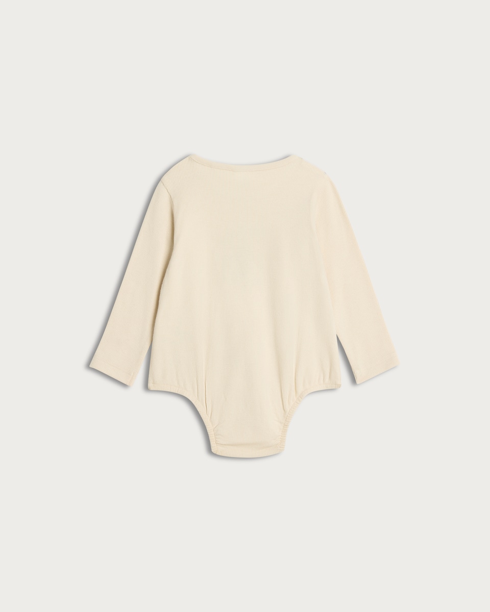 image 1 of Peter Rabbit 3-Piece Pure Cotton Bodysuit, Leggings and Bib Set in Stone