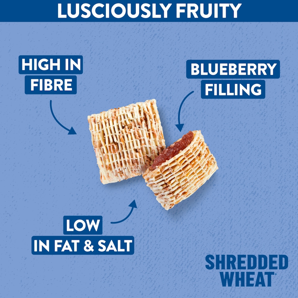 image 1 of Nestle Shredded Wheat Blueberry Cereal 450g 