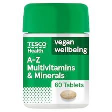 Tesco Health Vegan A-z Multivitamins & Minerals Tablets 60s
