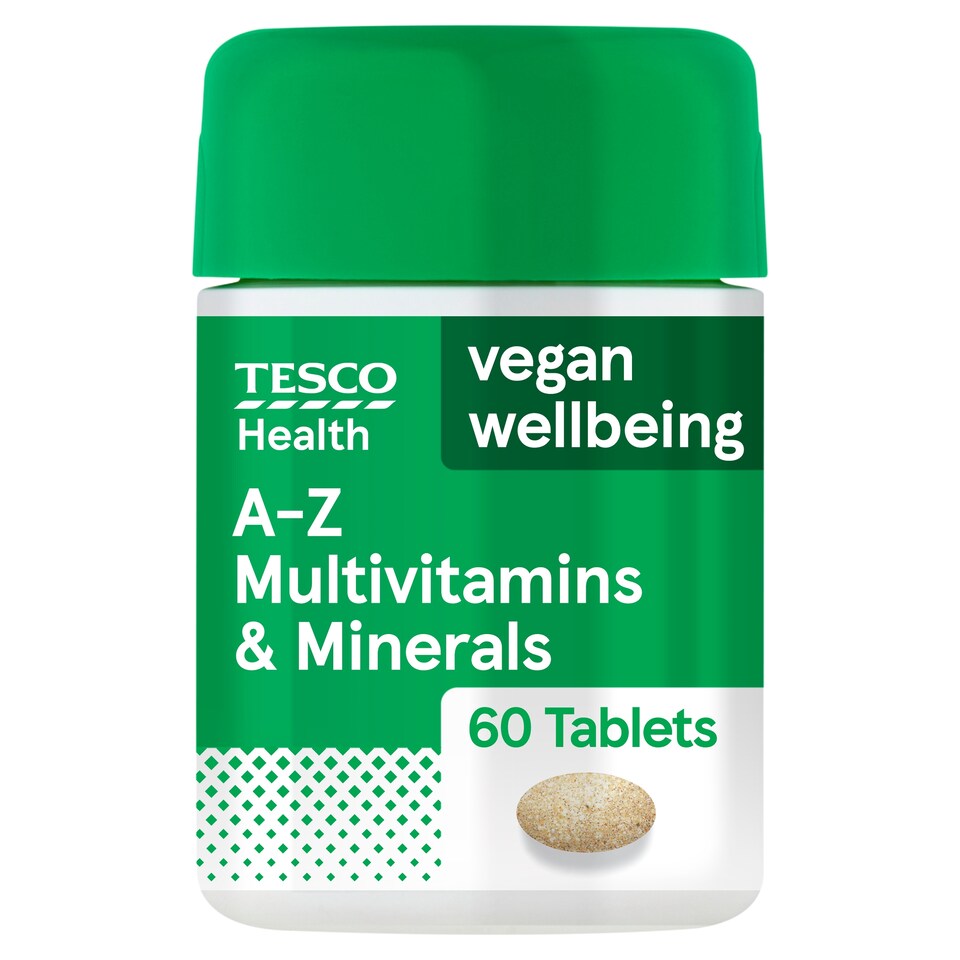 Tesco Health Vegan A-z Multivitamins & Minerals Tablets 60s