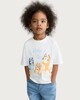 image 2 of Bluey Pure Cotton Fun Days Out T-Shirt in Cream