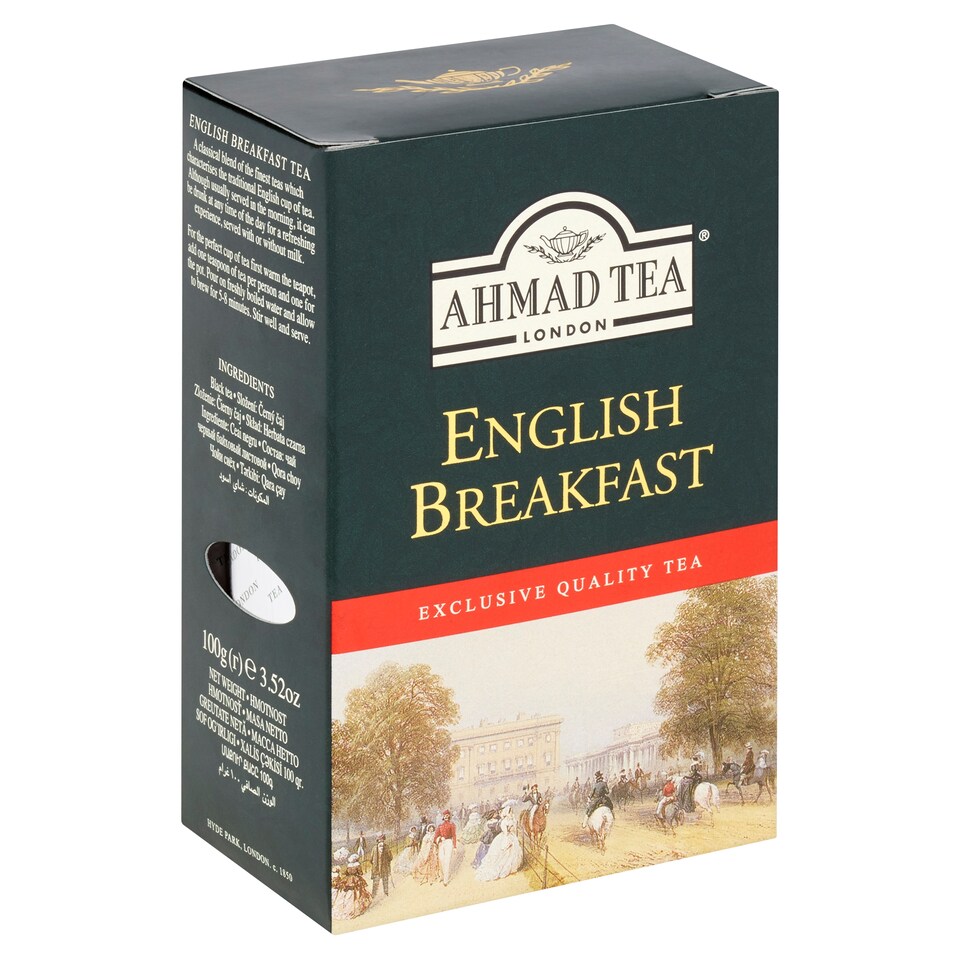 Obrázek 1 pro produkt Ahmad Tea English Breakfast černý čaj sypaný 100g