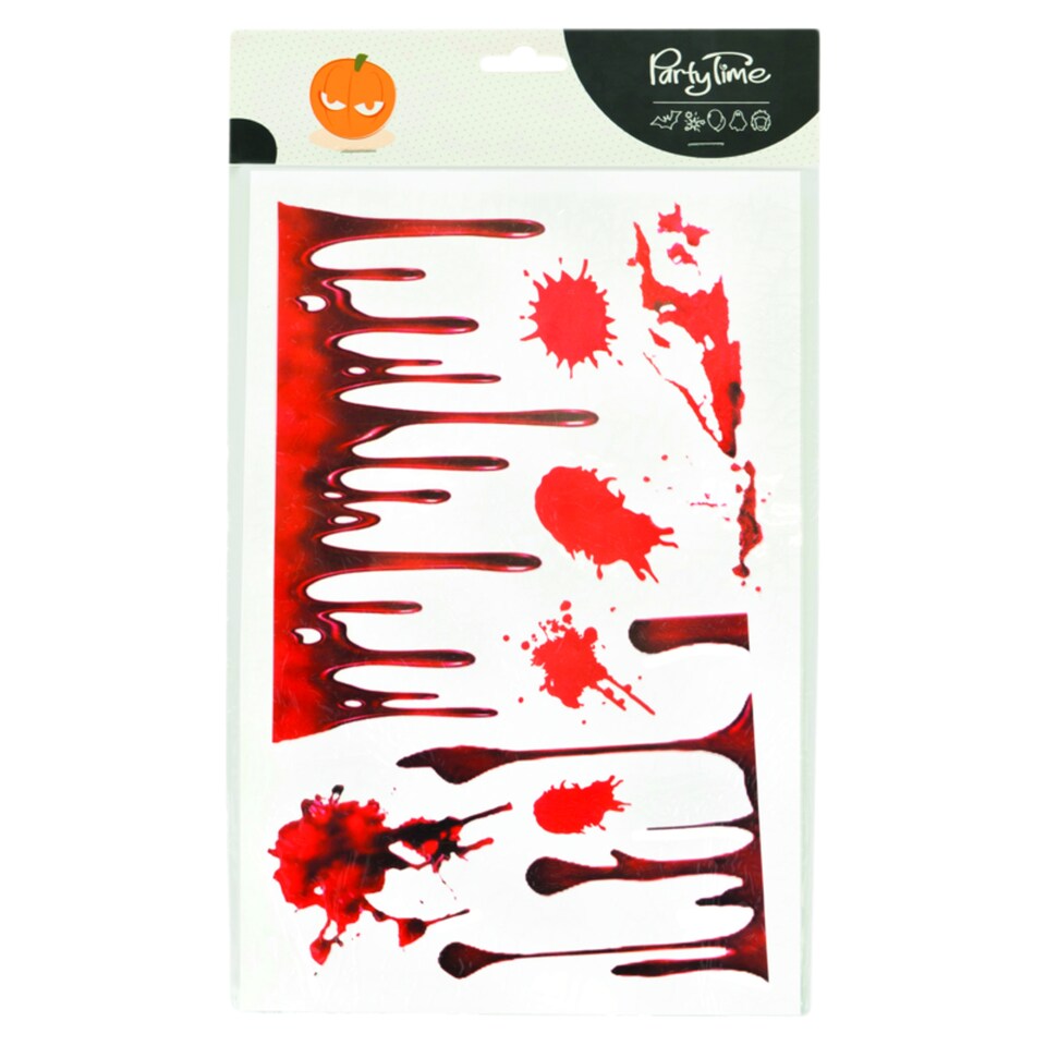 image 1 of Party Time Halloween Electrostatic Decoration